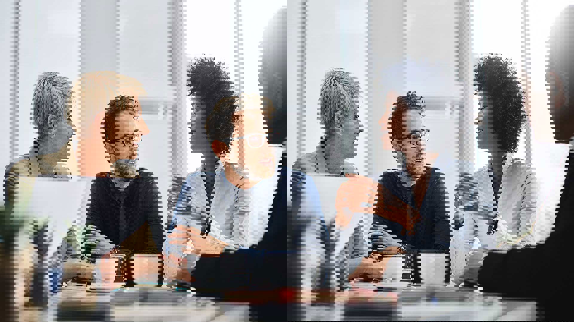 Group Of People In Team Meeting Office 3