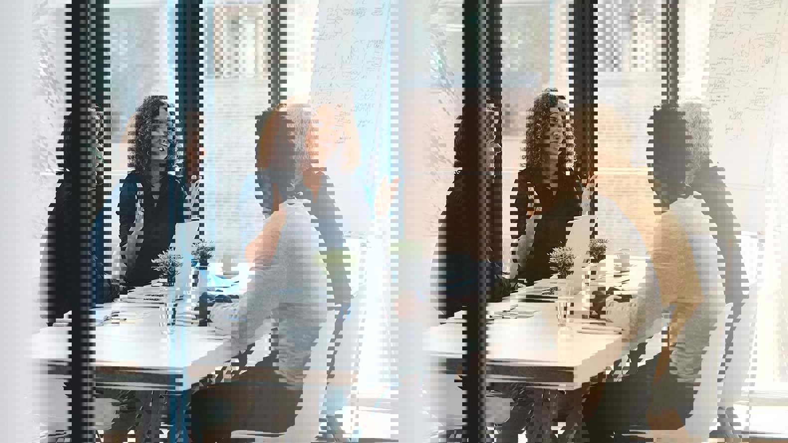 Group Of People In Team Meeting Office 4